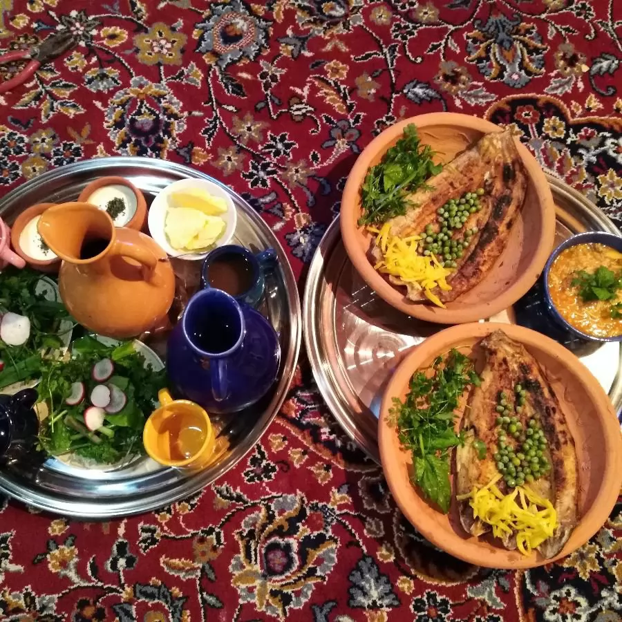 اقامتگاه بومگردی ننه کلثوم رامسر - منو غذا