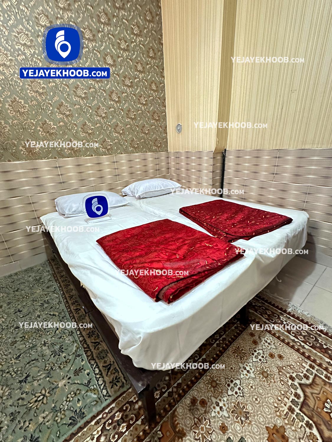 مسافرخانه حاجیان نژاد مشهد - اتاق ۲ تخته (۱ تخت ۲ نفره)