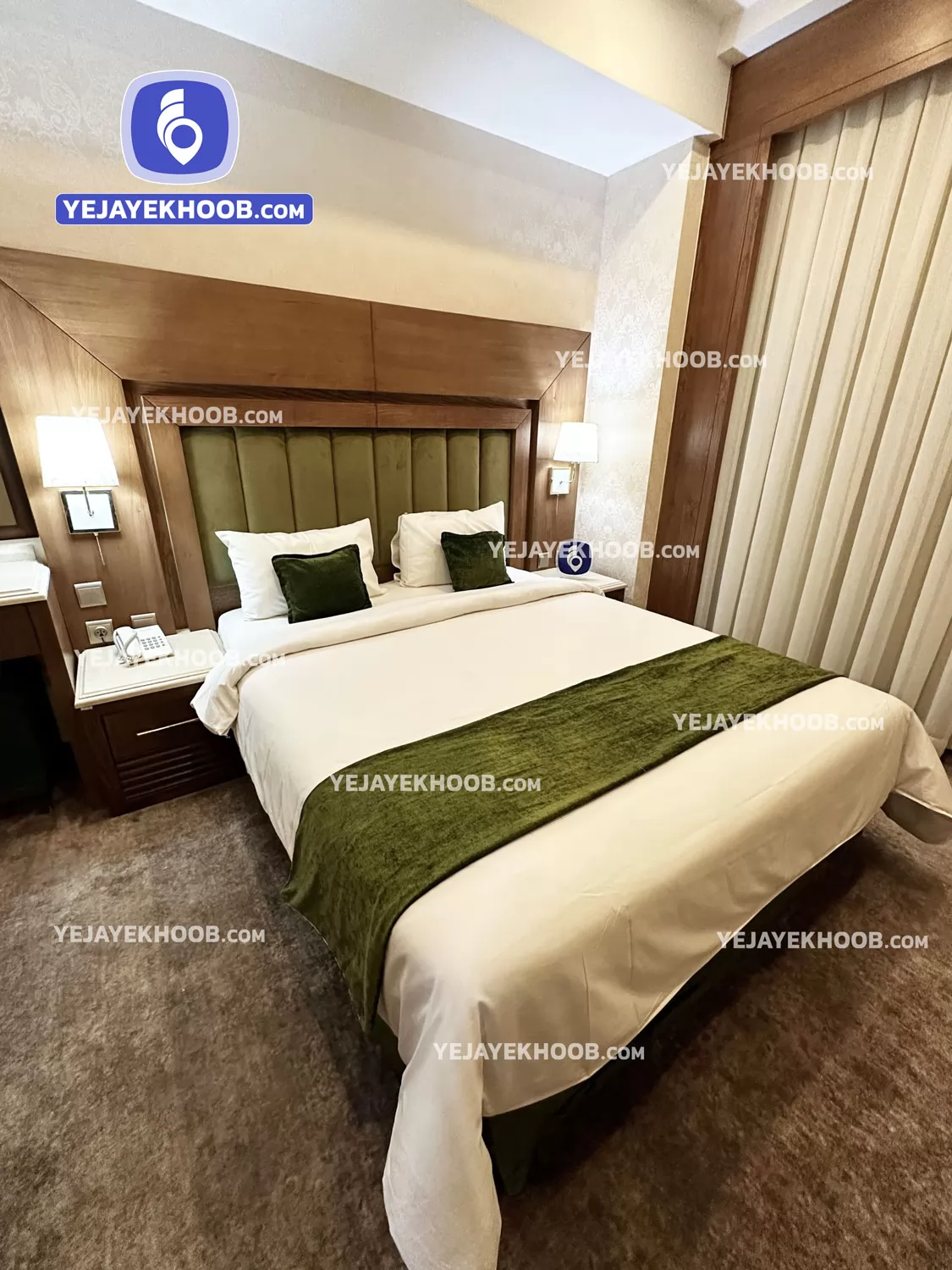 هتل آدینا مشهد - اتاق ۲ تخته (۱ تخت ۲ نفره)  