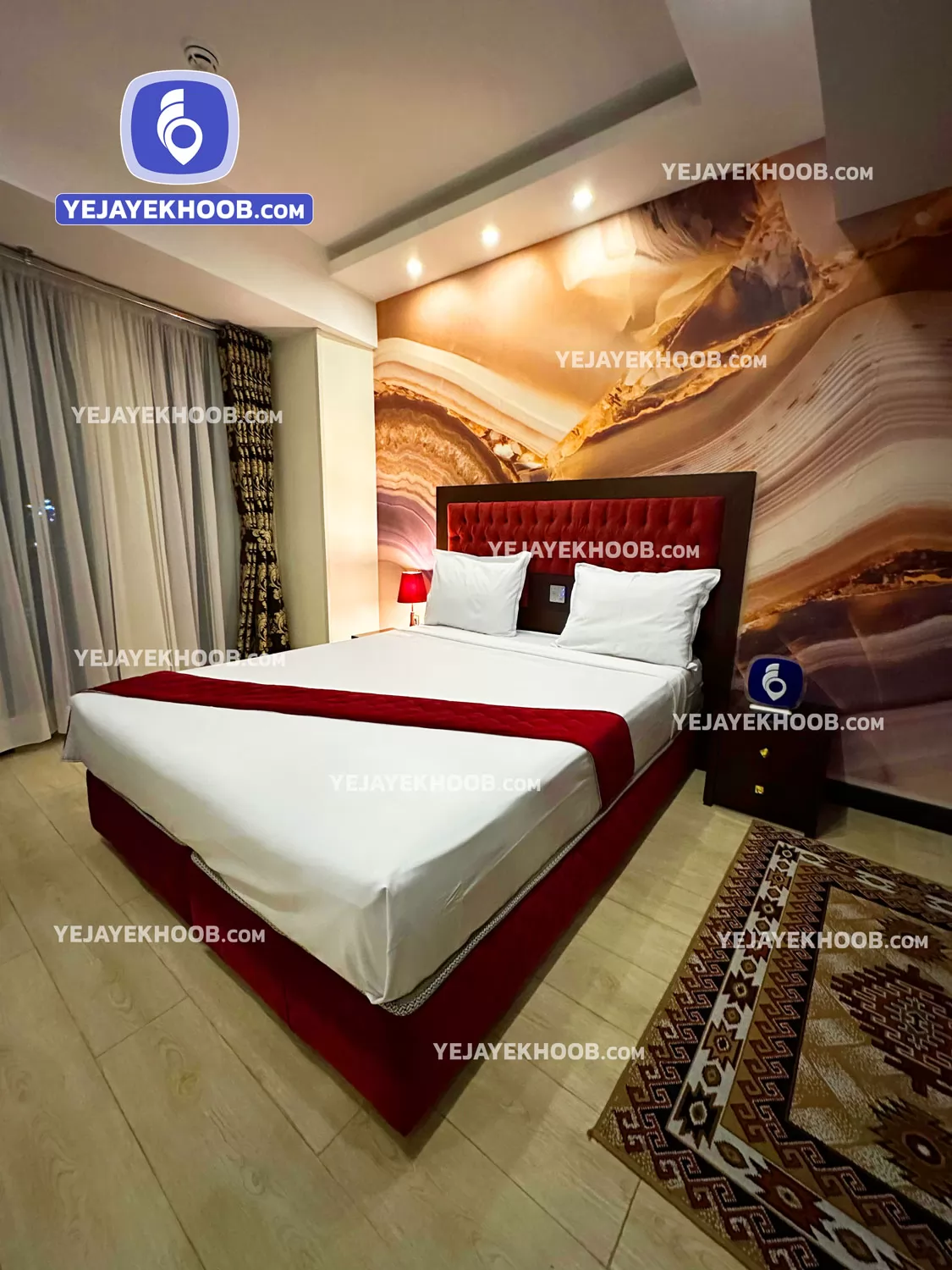 هتل آپارتمان اریکا مشهد - اتاق 2 تخته (1 تخت 2 نفره)