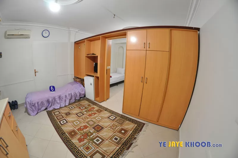 هتل آپارتمان بهشت هشتم مشهد - اتاق ۱ تخته