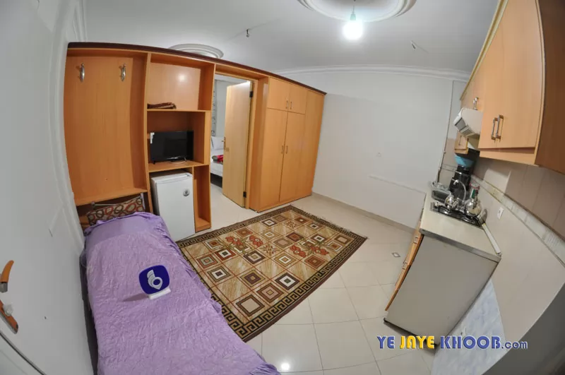 هتل آپارتمان بهشت هشتم مشهد - اتاق ۱ تخته