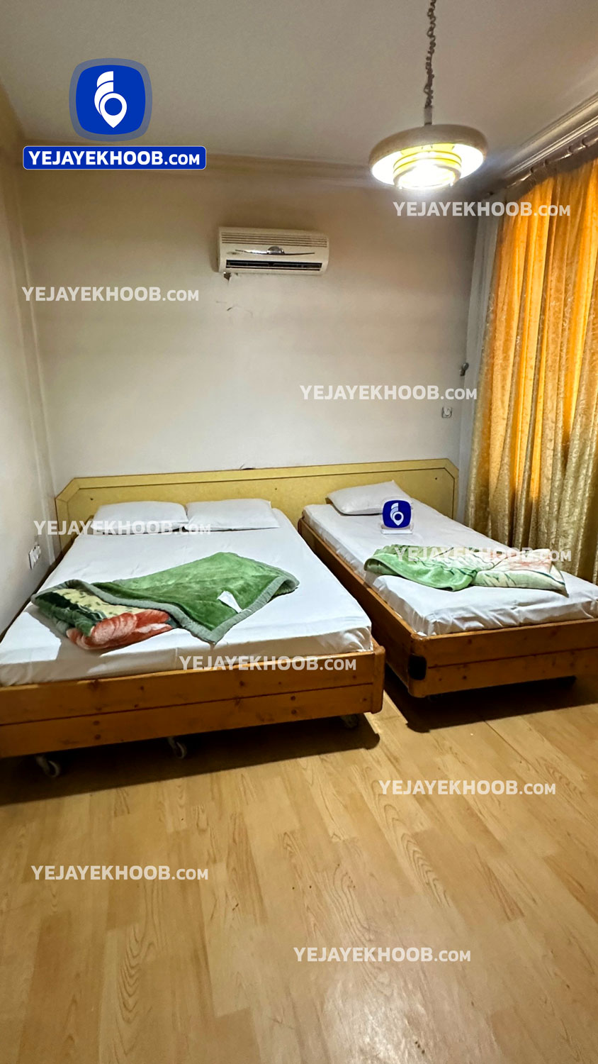 هتل آپارتمان ساحل مشهد - اتاق ۳ تخته (۱ تخت ۲ نفره و ۱ تخت ۱ نفره)