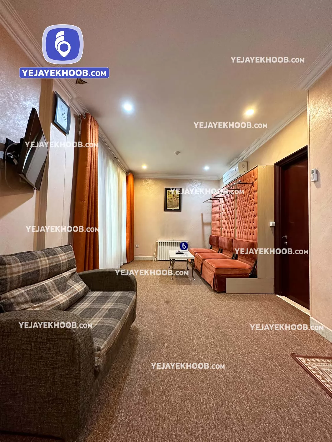 هتل آپارتمان قصر آیدین مشهد - نمای اتاق