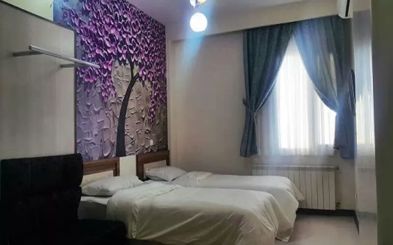 هتل آپارتمان معرفت مشهد - اتاق ۲ تخته (۲ تخت ۱ نفره)