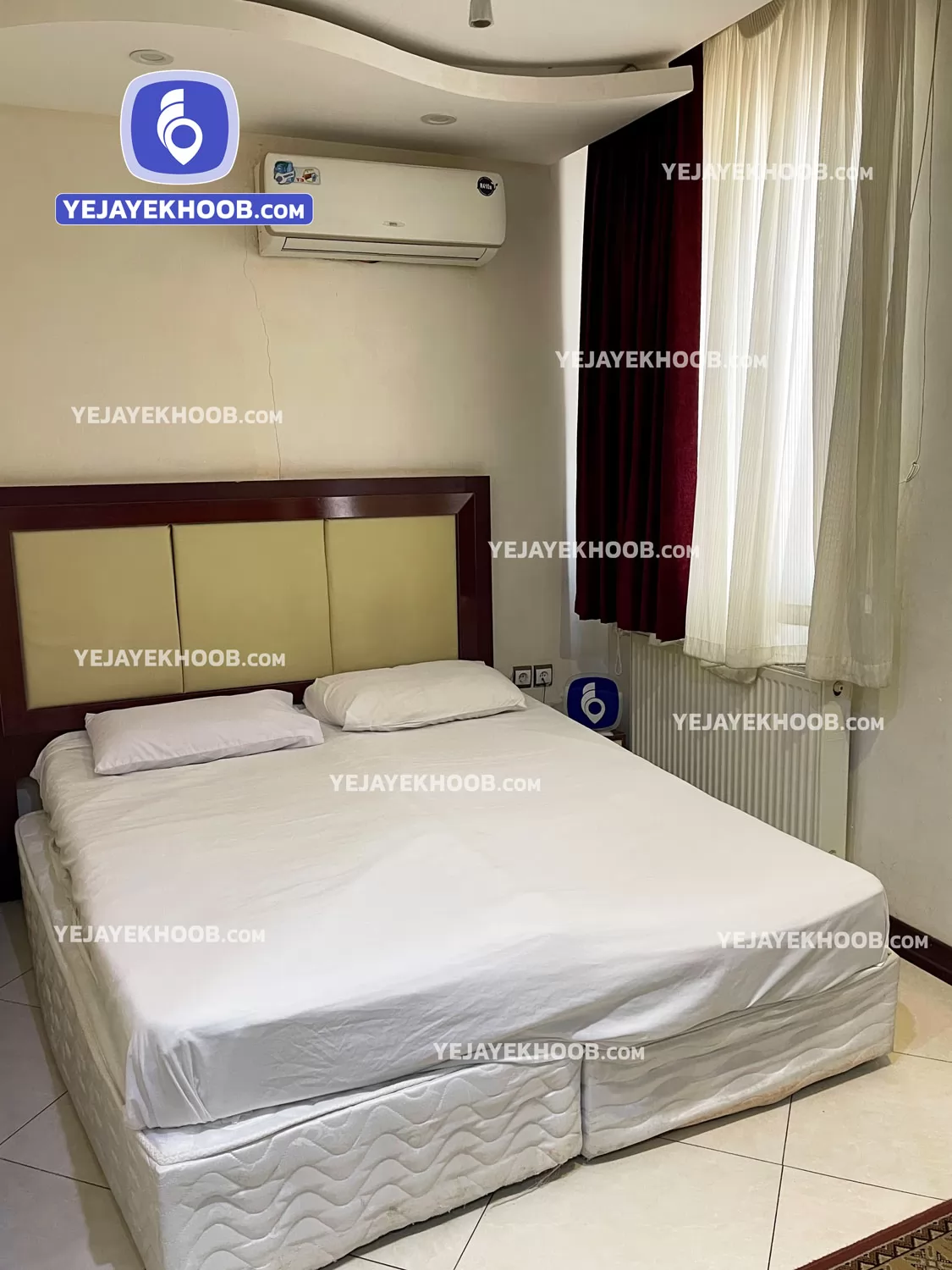 هتل آپارتمان مهسان مشهد - اتاق ۲ تخته (۱ تخت ۲ نفره)  