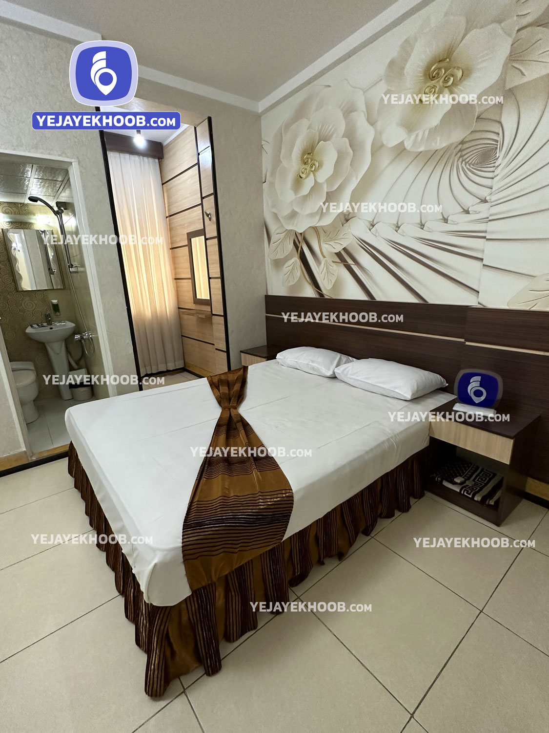 هتل ابریشم مشهد - اتاق ۲ تخته ( ۱ تخت ۲ نفره)  