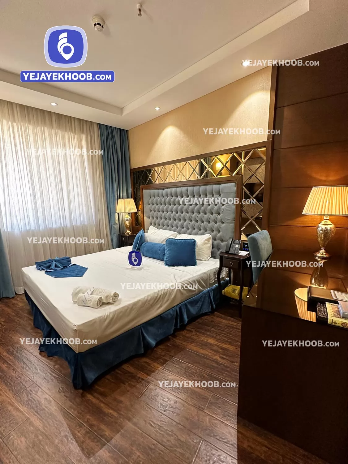 هتل الماس نوین مشهد - اتاق ۲ تخته (۱ تخت ۲ نفره)  