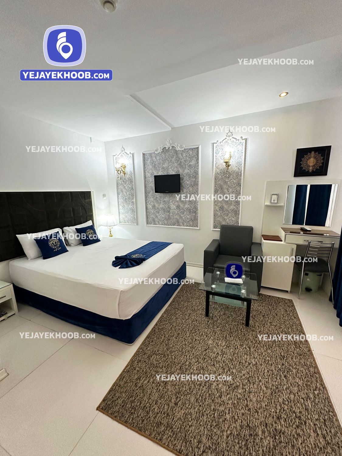 هتل الوند مشهد - اتاق ۲ تخته (۱ تخت ۲ نفره)