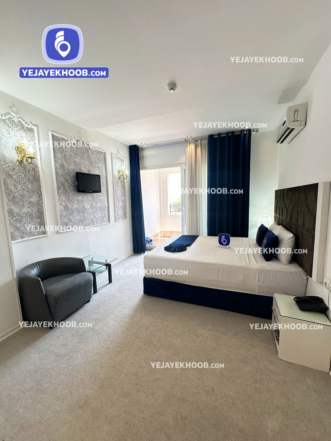 هتل الوند مشهد - اتاق ۲ تخته (۱ تخت ۲ نفره)