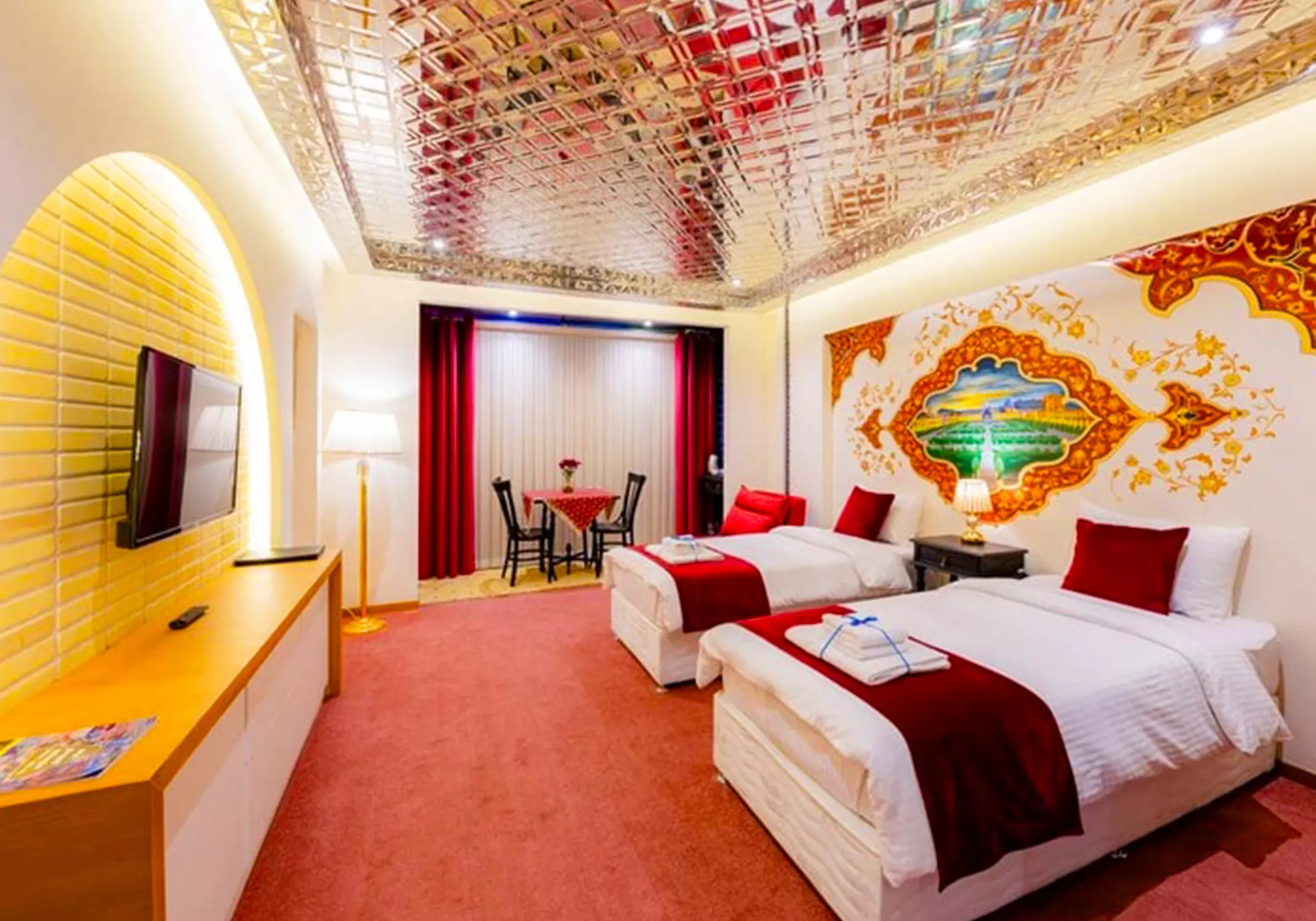 هتل بوتیک هنر اصفهان - اتاق 2 تخته (2 تخت 1 نفره)