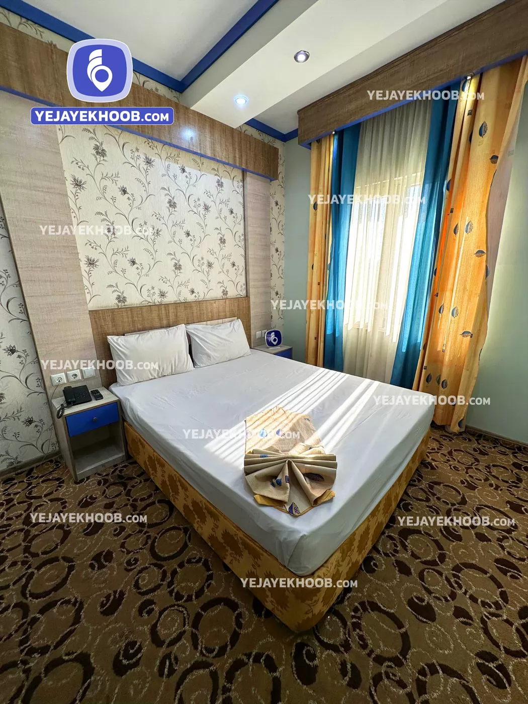 هتل تاج مشهد - اتاق 2 تخته (1 تخت 2 نفره)