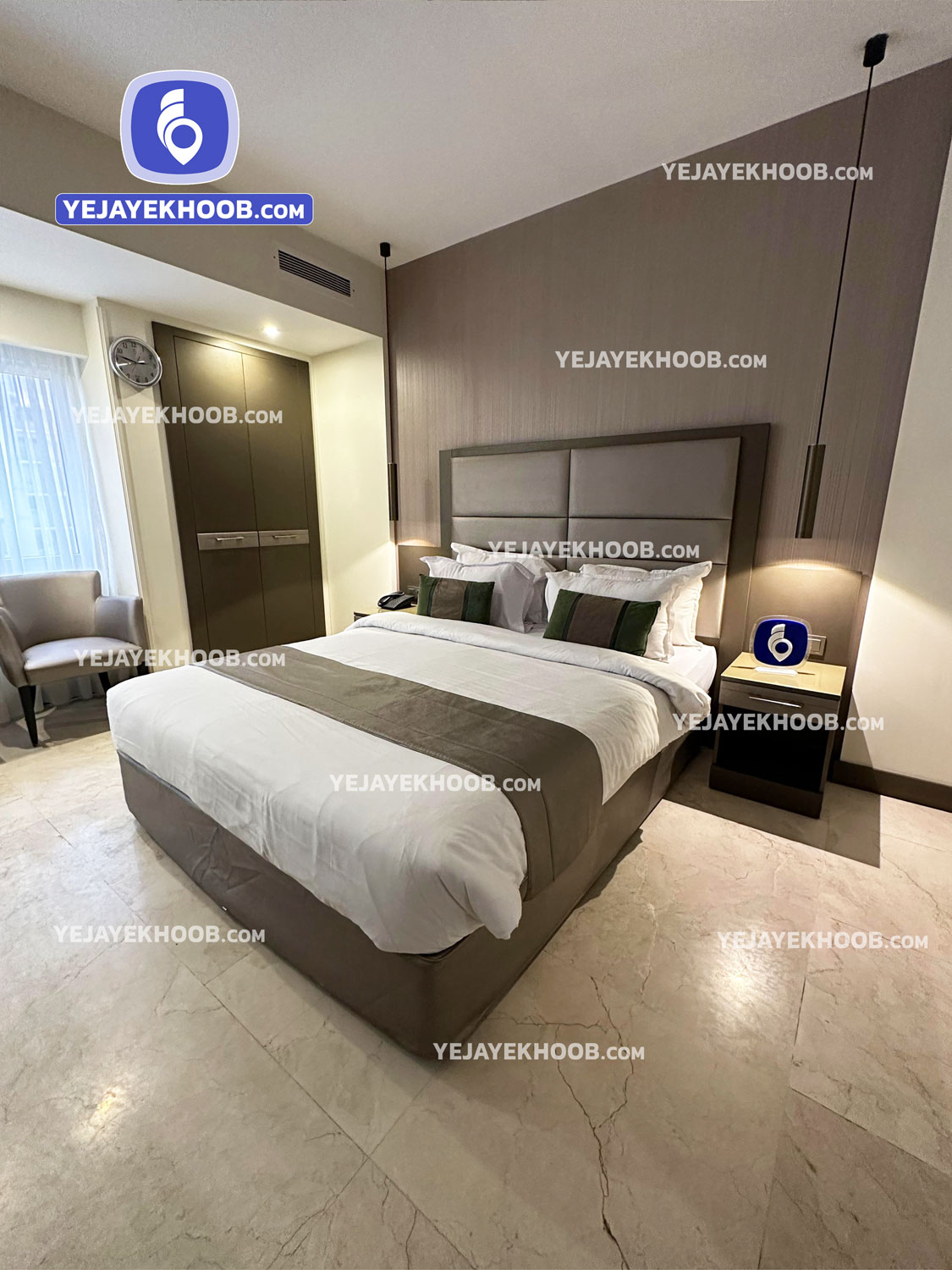 هتل تهران مشهد - اتاق ۲ تخته ( ۱ تخت ۲ نفره)  