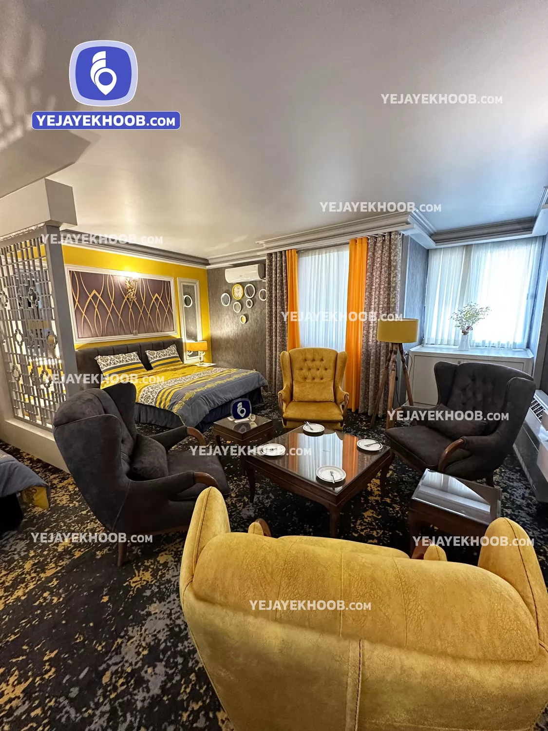 هتل جم مشهد - اتاق ۲ تخته ( ۱ تخت ۲ نفره)  