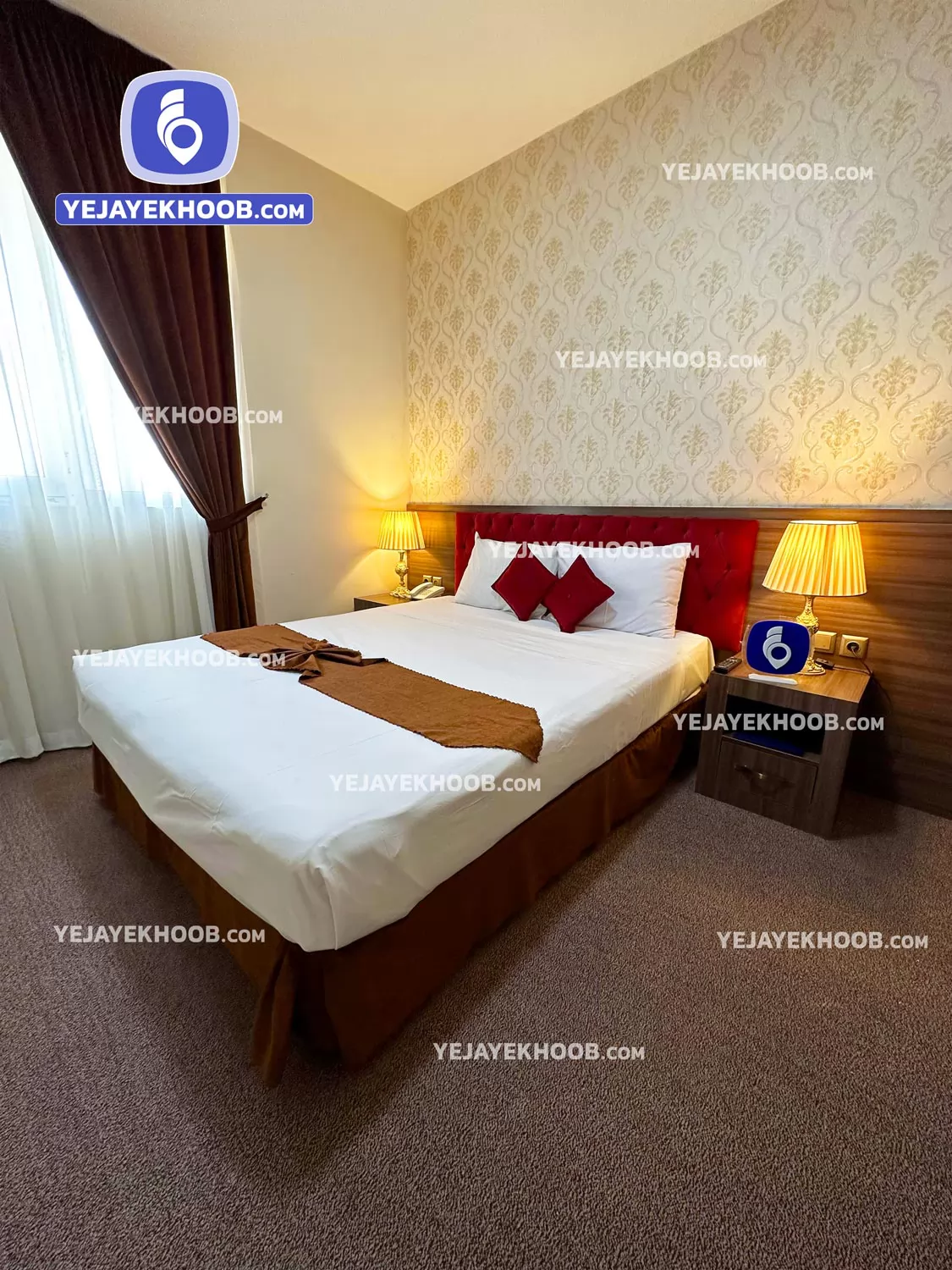 هتل حدیث مشهد - اتاق ۲ تخته (۱ تخت ۲ نفره)  