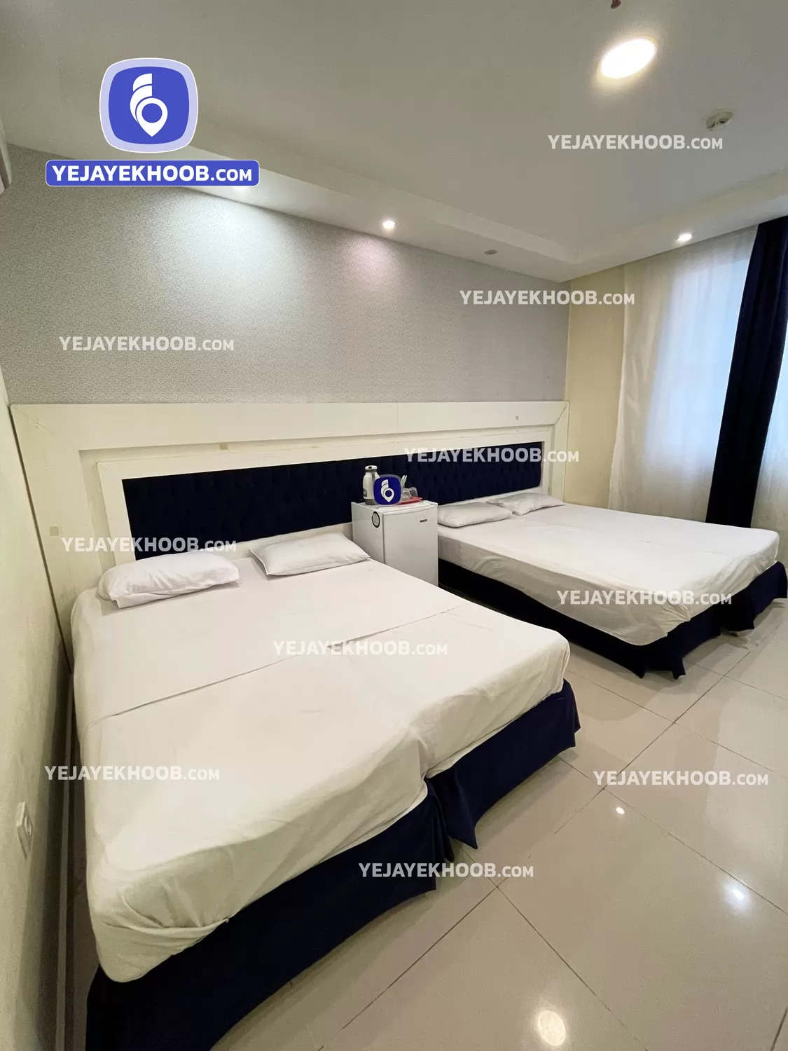 هتل دایان مشهد - اتاق ۴ تخته (۲ تخت ۲ نفره)   