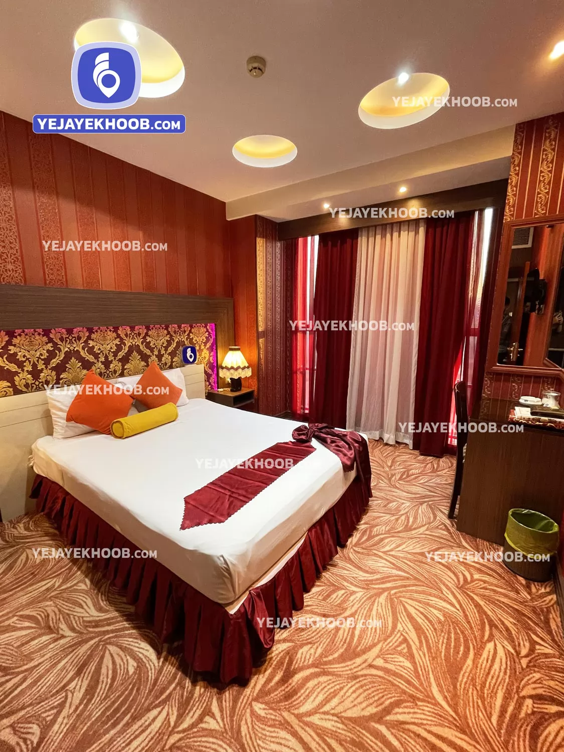 هتل دیپلمات مشهد - اتاق ۲ تخته ( ۱ تخت ۲ نفره)  