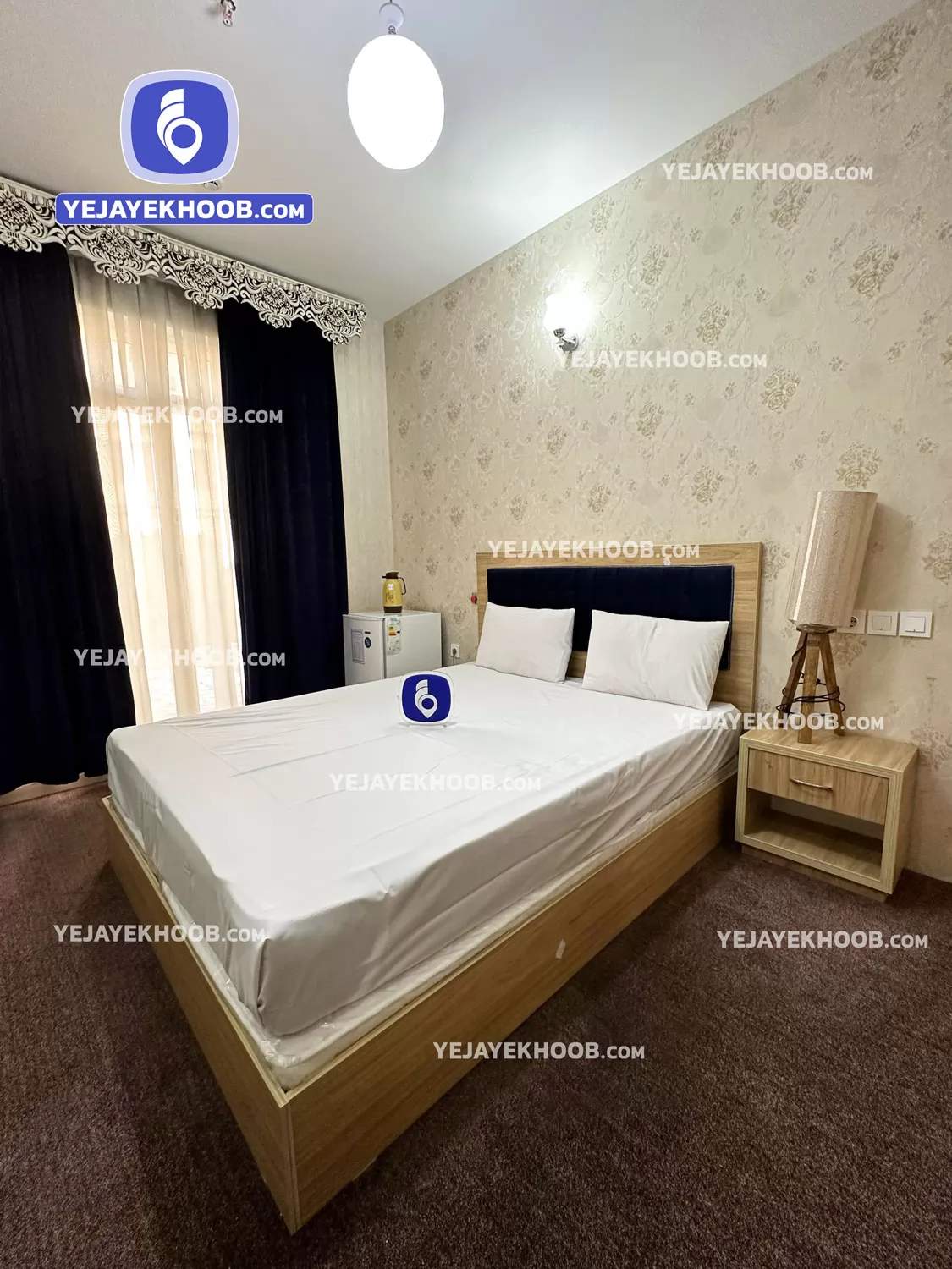 هتل قاصدک مشهد - اتاق ۲ تخته (۱ تخت ۲ نفره)  