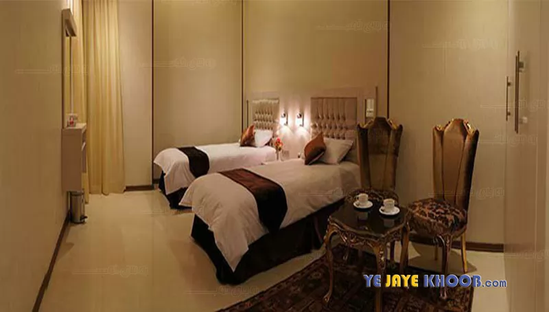 هتل سیمرغ فیروزه مشهد - اتاق ۲ تخته (۲ تخت ۱ نفره)