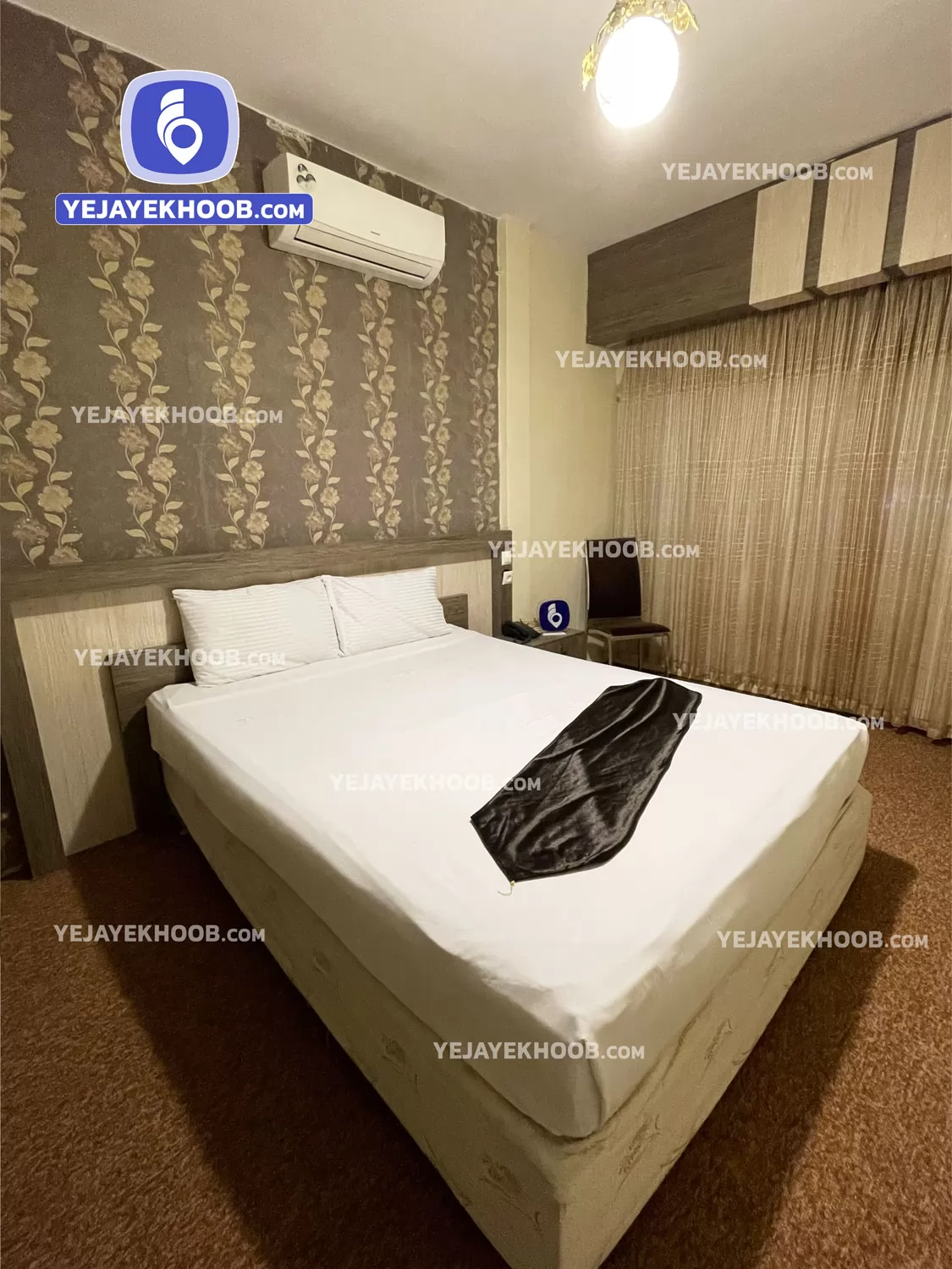 هتل صدف مشهد - اتاق ۲ تخته ( ۱ تخت ۲ نفره)  