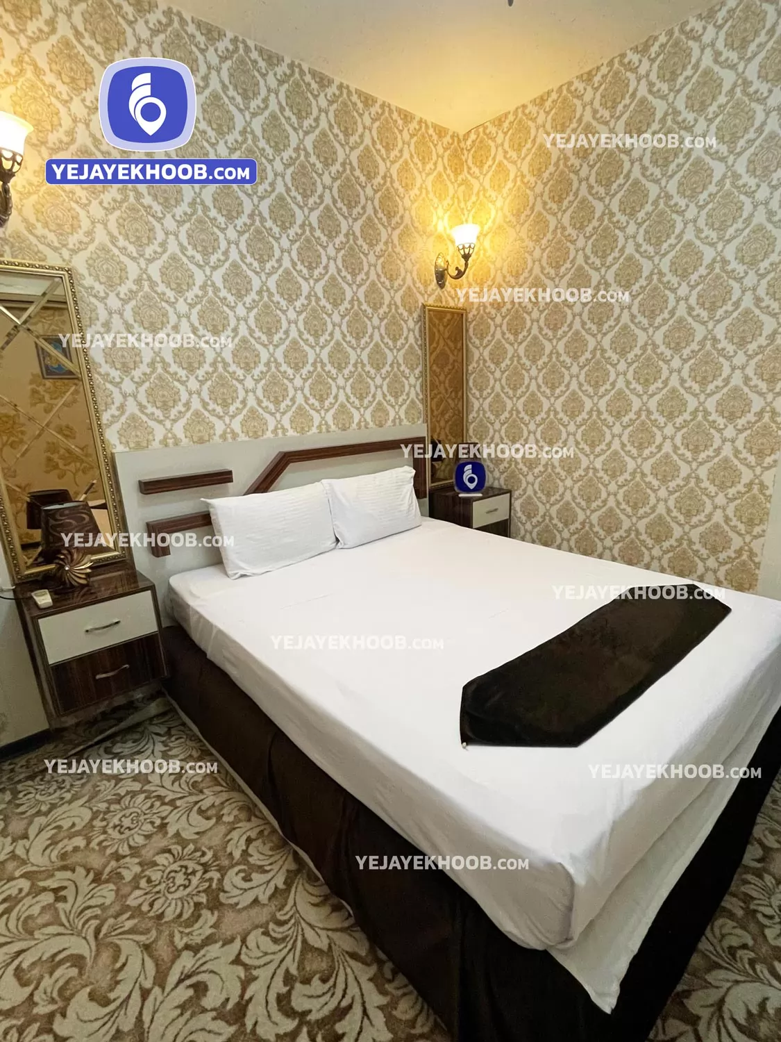 هتل صدف مشهد - اتاق ۲ تخته ( ۱ تخت ۲ نفره)  