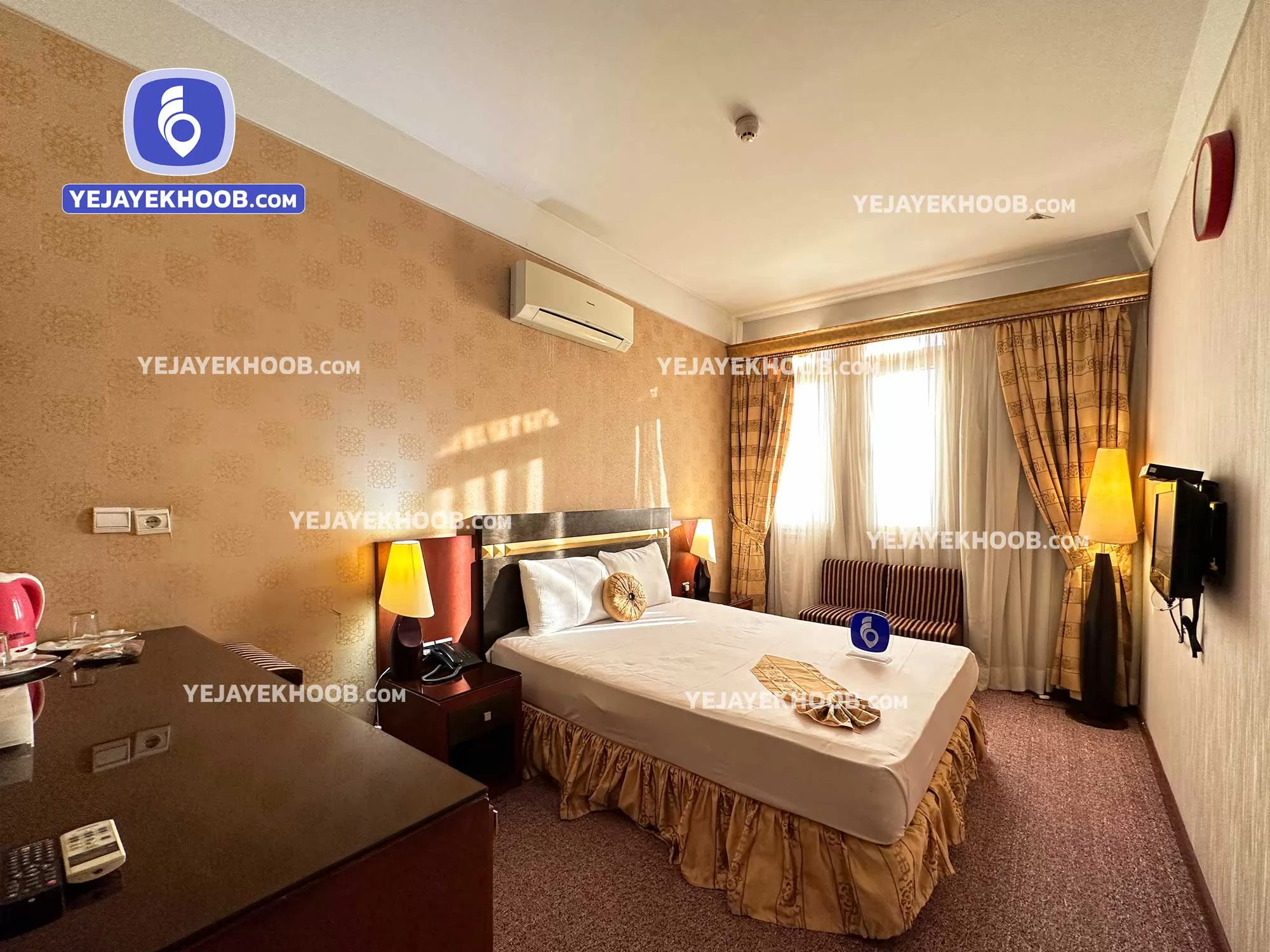 هتل عماد مشهد - اتاق ۲ تخته ( ۱ تخت ۲ نفره)  