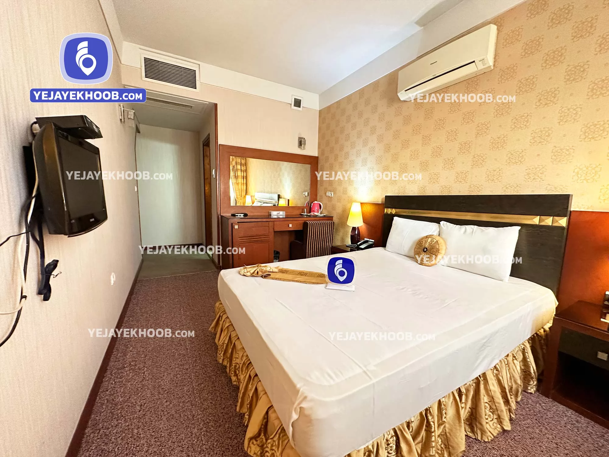 هتل عماد مشهد - اتاق ۲ تخته ( ۱ تخت ۲ نفره)  