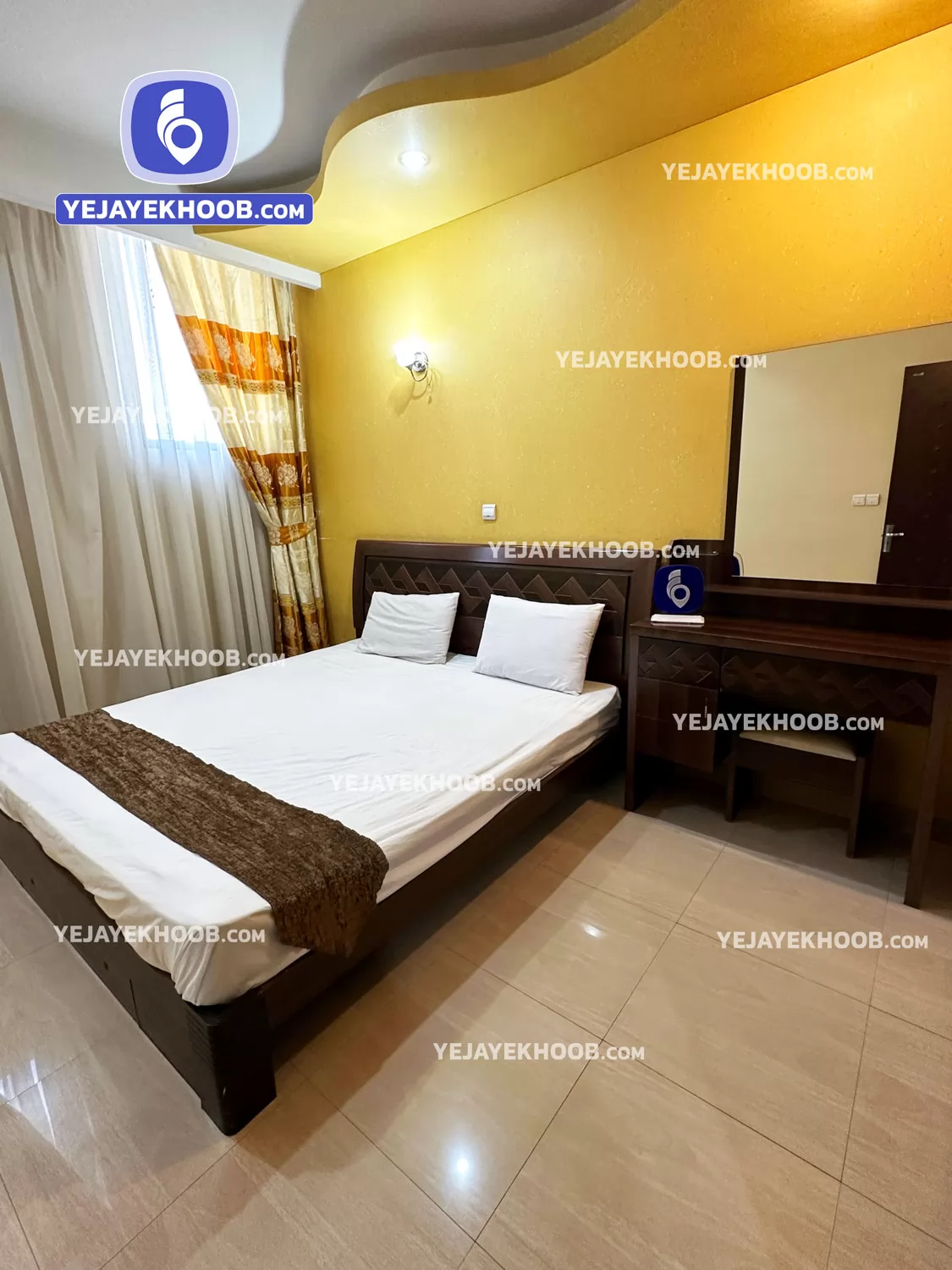 هتل فرهاد مشهد - اتاق ۲ تخته ( ۱ تخت ۲ نفره)  