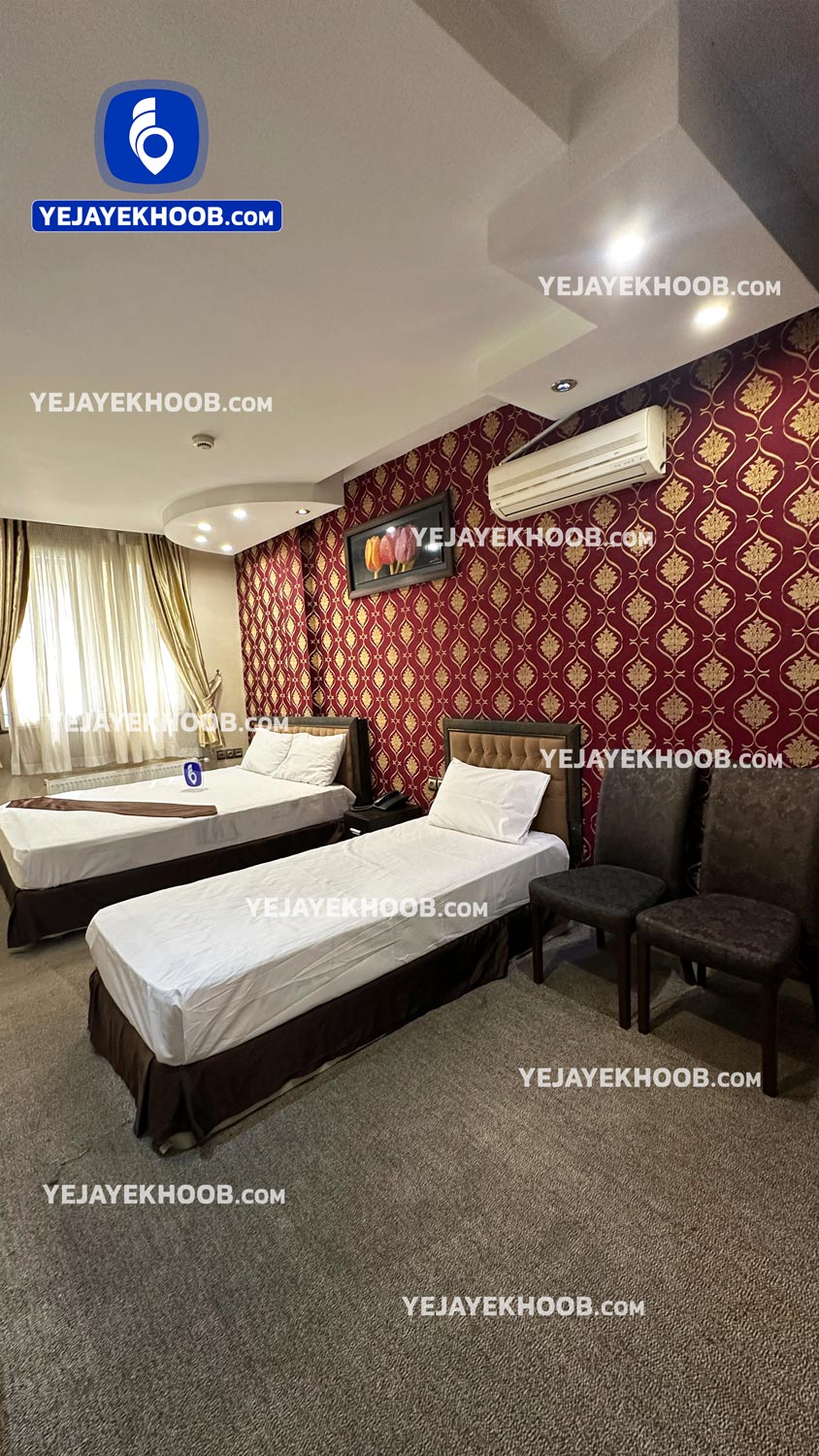 هتل مرمر مشهد - اتاق ۳ تخته ( یک تخت دبل و یک تخت سینگل )