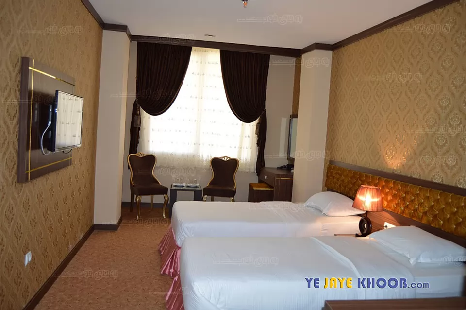 هتل مهسان قم - اتاق 2 تخته (2 تخت 1 نفره)