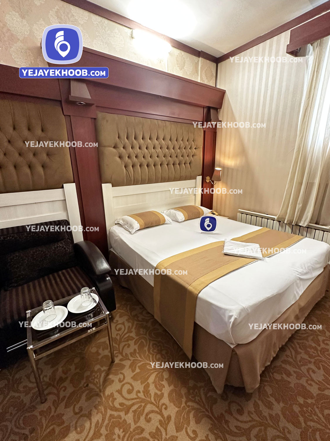 هتل نیما مشهد - اتاق ۲ تخته (۱ تخت ۲ نفره)  