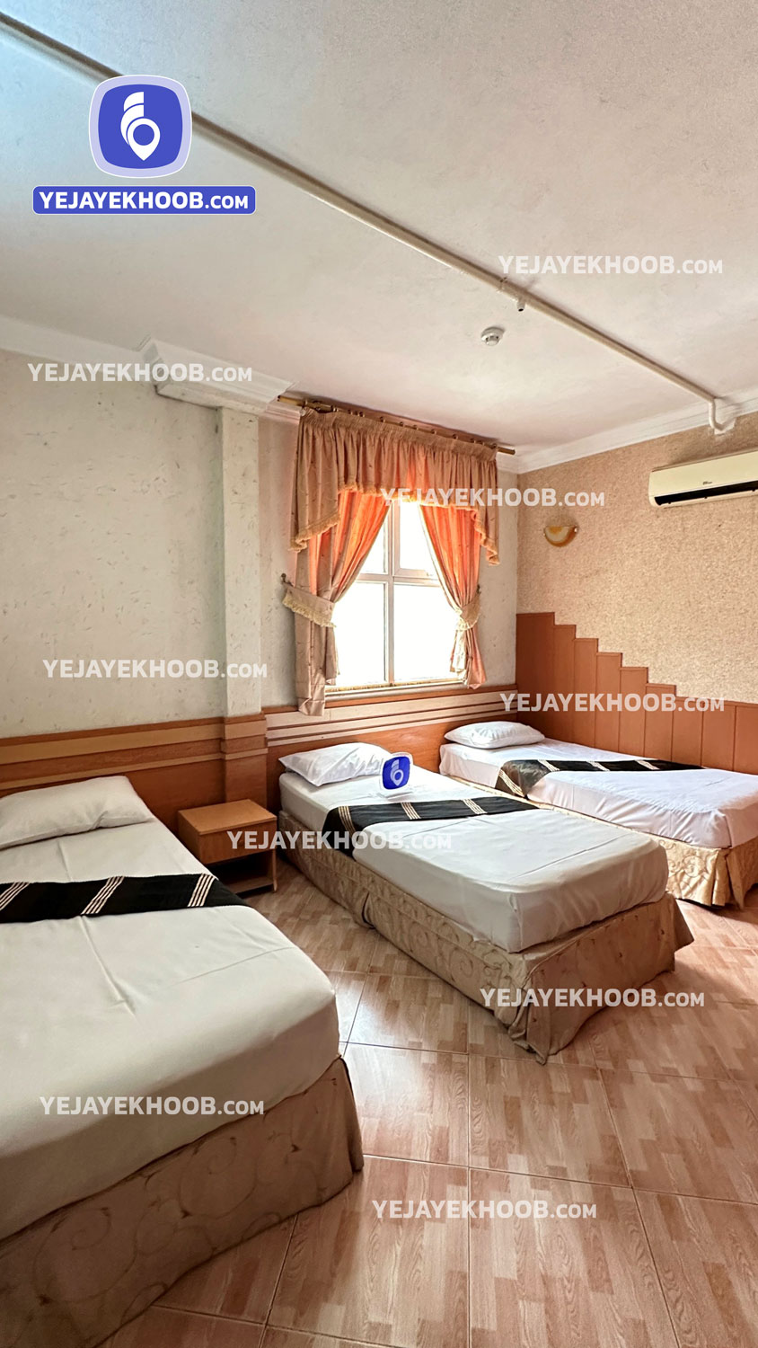 هتل پارسه مشهد - اتاق ۳ تخته (۳ تخت ۱ نفره)