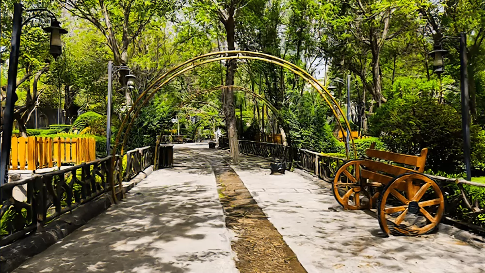 باغ پونه، بوستانی در منطقه ی خوش آب و هوای طرقبه