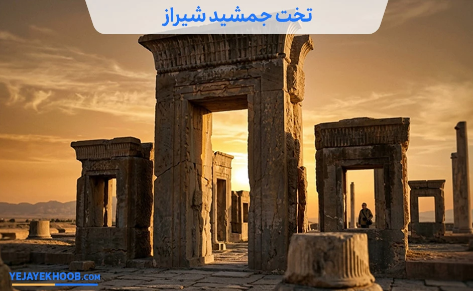 تصویر تخت جمشید شیراز می باشد 