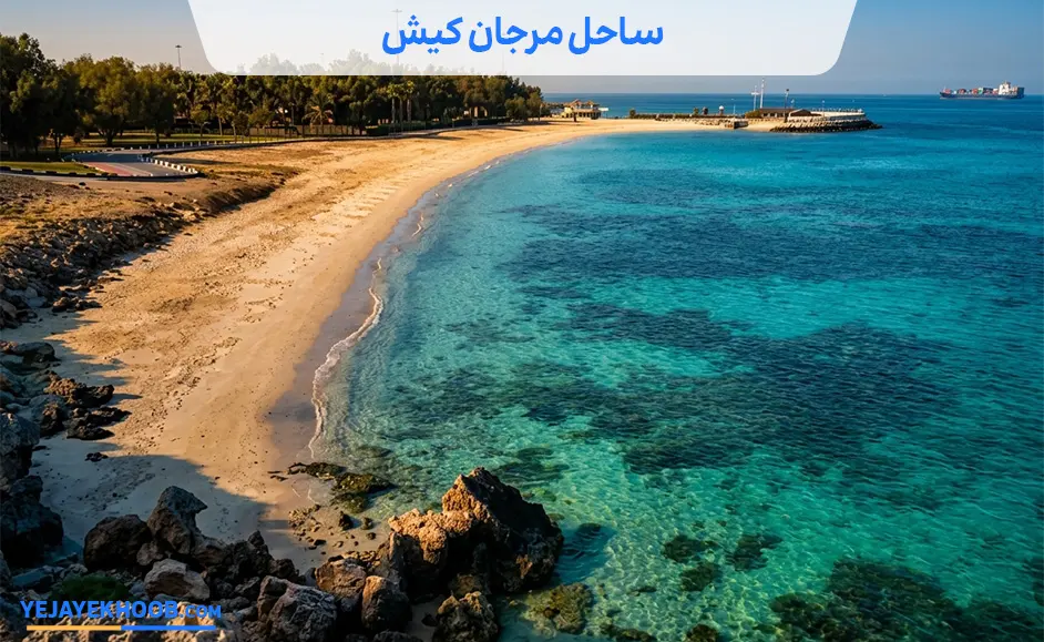 تصویر ساحل مرجان کیشمی باشد 