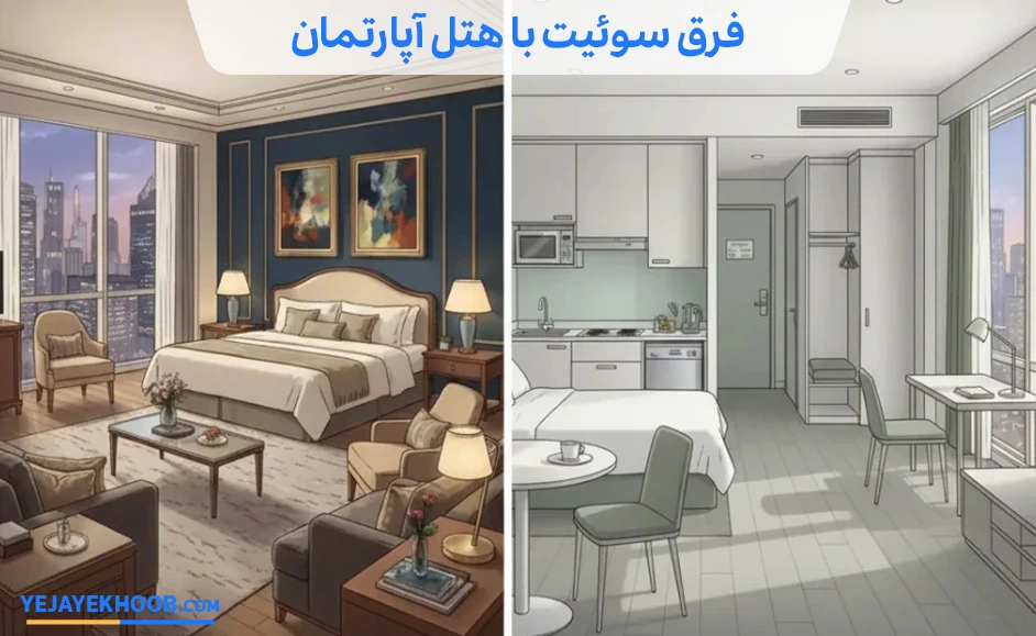 فرق سوئیت با هتل آپارتمان