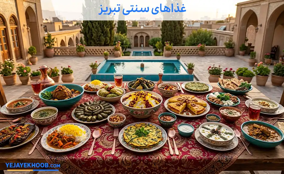 تصویر غذاهای سنتی تبریزمی باشد 