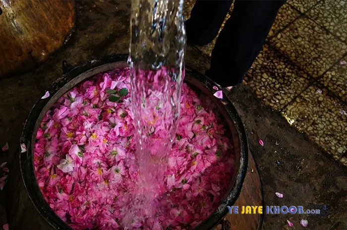 ریختن آب و گل در یک دیگ