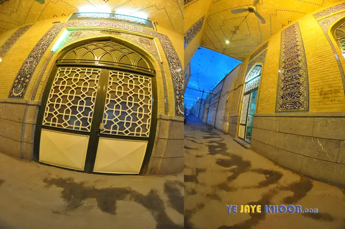 راهرو های آرامگاه محتشم کاشانی