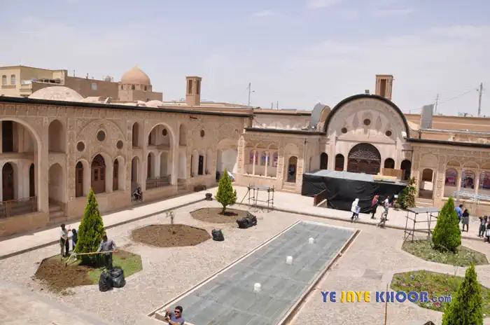 نمایی بهتر از باغ خانه طباطبایی های کاشان