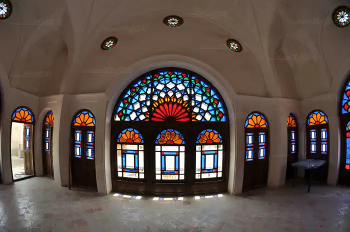 بخش اندرونی خانه طباطبایی های کاشان