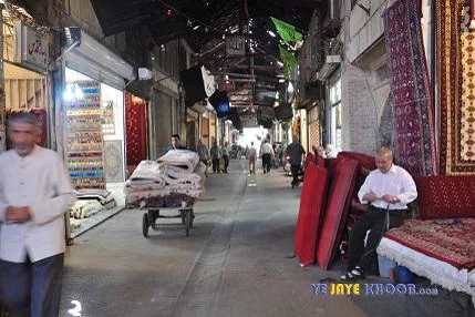 خیابان بازارچه فرش فروشان مشهد
