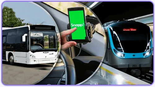 بی ار تی - مترو - اسنپ