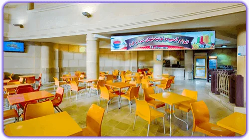 رستوران سرزمین موج های آبی