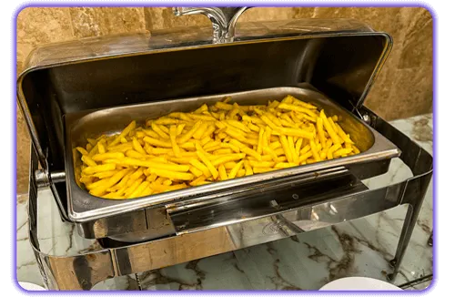 منوی غذای هتل آراد مشهد 12 منو شام هتل آراد مشهد؛ سیب زمینی سرخ شده