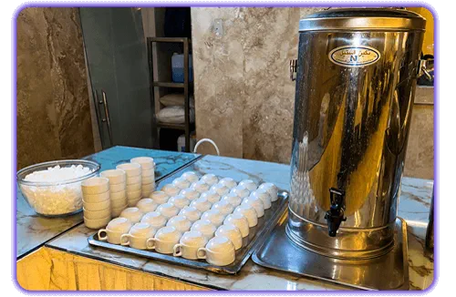 منوی غذای هتل آراد مشهد 1 منوی صبحانه هتل آراد مشهد؛ سرویس چای