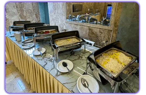 منوی غذای هتل آراد مشهد 6 منو ناهار هتل آراد مشهد