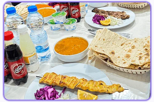 منوی غذای هتل جوادیه مشهد 10 منوی شام هتل جوادیه مشهد