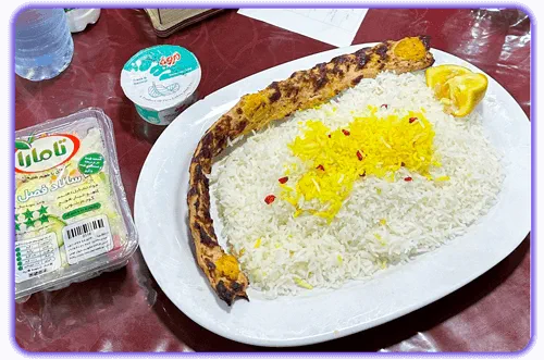منوی غذای هتل جوادیه مشهد 2 منوی ناهار هتل جوادیه مشهد؛ چلو کباب کوبیده