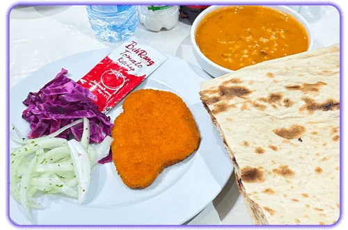 منوی غذای هتل جوادیه مشهد 7 منوی شام هتل جوادیه مشهد؛ خوراک شنیسل